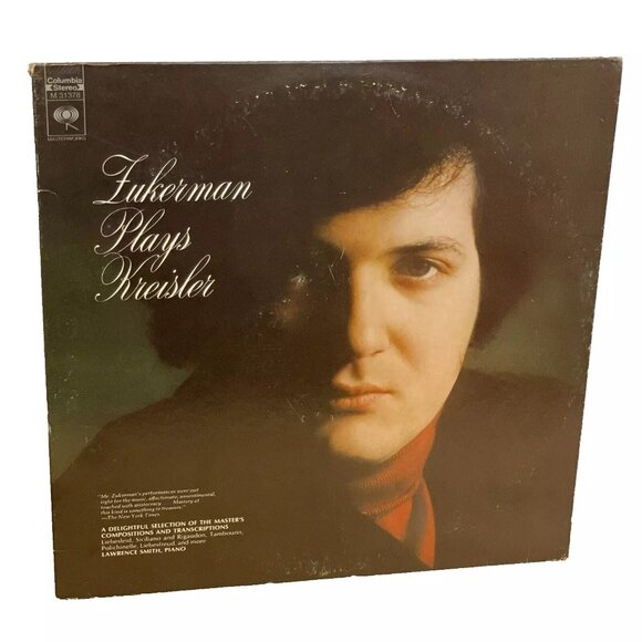 Zukerman Plays Kreisler (Vinyl, 1972) Columbia Masterworks M 31378 VG+ LP Album - Picture 1 of 7